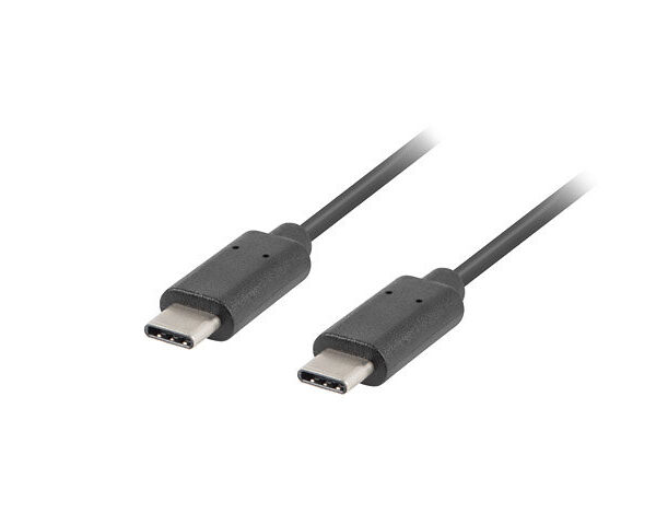 *Cable 2.0 lanberg usb tipo c macho -  usb tipo c macho 1m negro