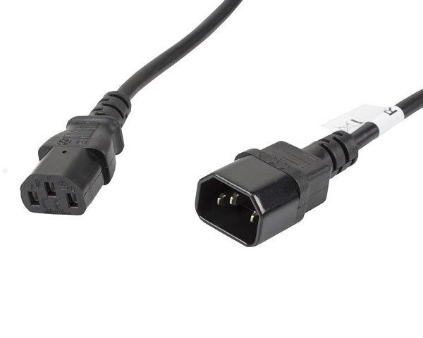 *Cable alargador lanberg alimentacion cpu iec320 c13 h -  iec320 c14 m vde 5m