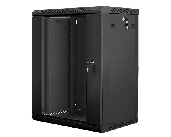 *Armario rack lanberg 15u 600x450x769 auto ensamblado 19 pulgadas hasta 60 kg negro