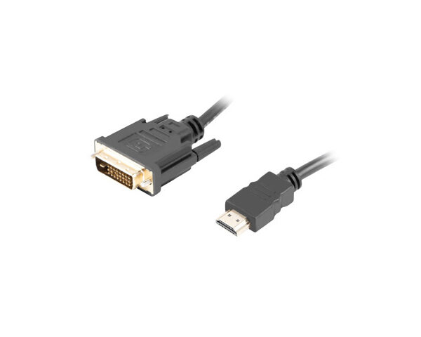 *Cable hdmi lanberg macho -  dvi - d 24+1 macho 4k dual link 3m negro