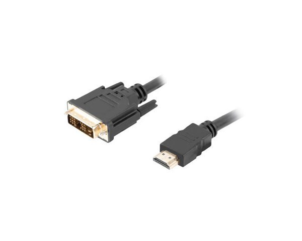 *Cable hdmi lanberg macho -  dvi - d 18+1 macho single link 1.8m negro