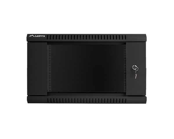 *Armario rack lanberg 6u 600x450x368 auto ensamblado 19 pulgadas hasta 60 kg negro