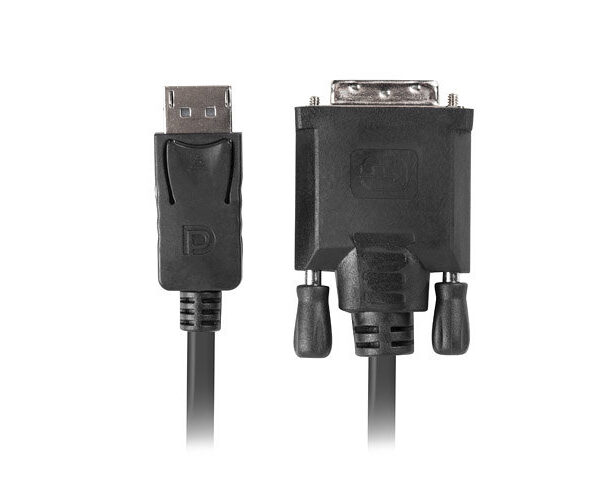 *Cable displayport lanberg macho - dvi - d macho 24+1 1.8m negro