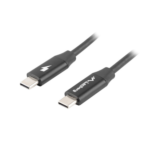 *Cable usb lanberg 2.0 macho - usb tipo c macho quick charge 4.0 1.8m negro