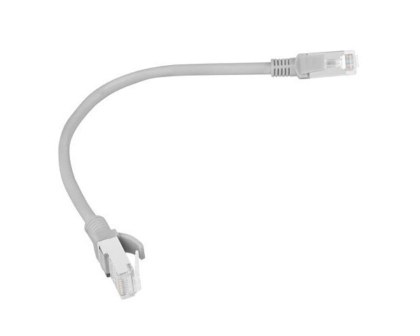 *Cable red lanberg latiguillo cat.6 utp 0.25m gris fluke passed