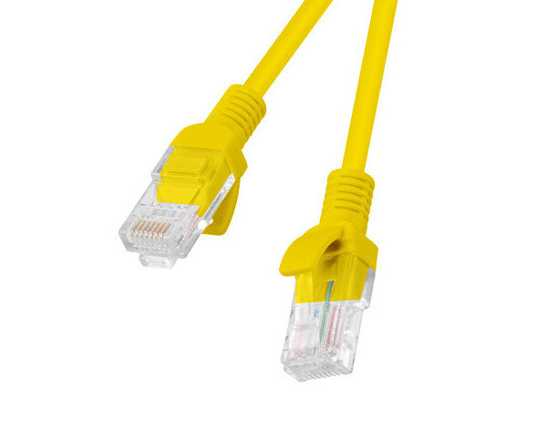 *Cable red lanberg latiguillo cat.6 utp 2m amarillo fluke passed