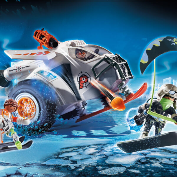 *Playmobil espias spy team planeador de nieve