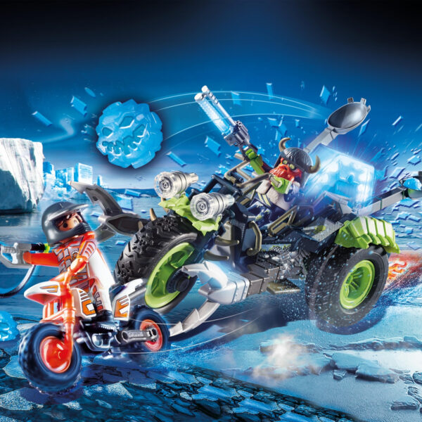 *Playmobil espias rebeldes del artico triciclo de hielo