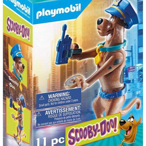 *Playmobil scooby - doo! figura coleccionable policia
