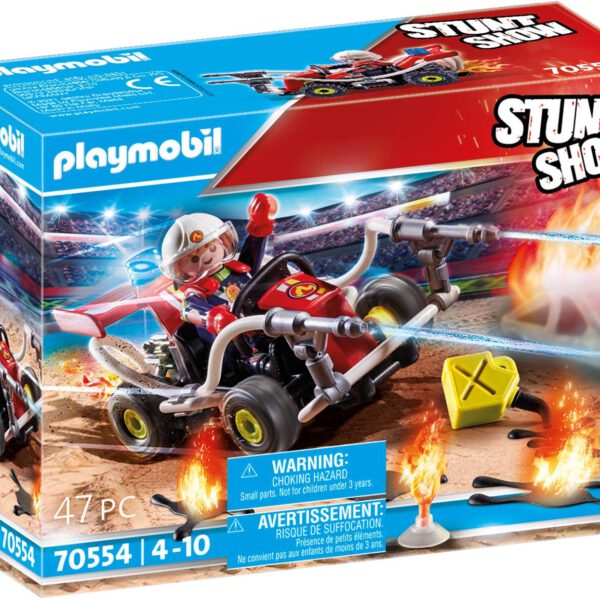 *Playmobil stuntshow kart bombero