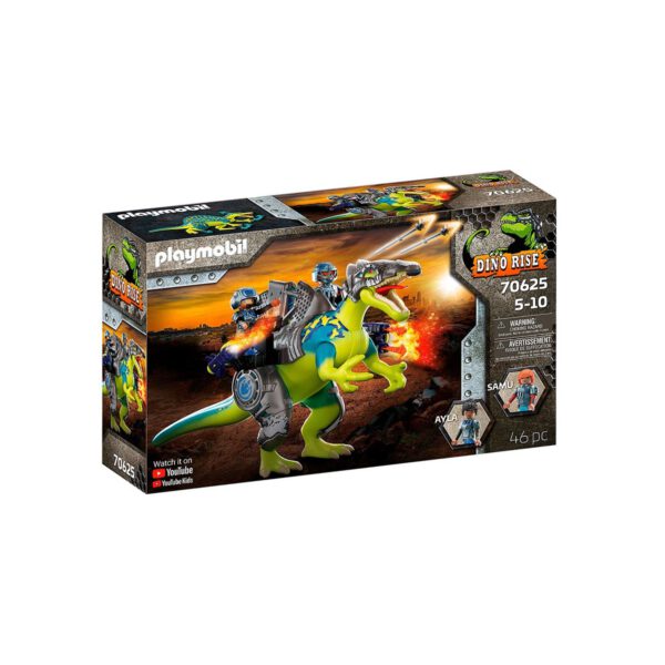 *Playmobil spinosaurus: doble poder de defensa