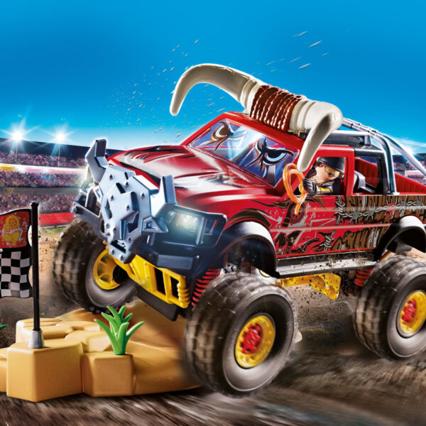 *Playmobil stuntshow monster truck horned
