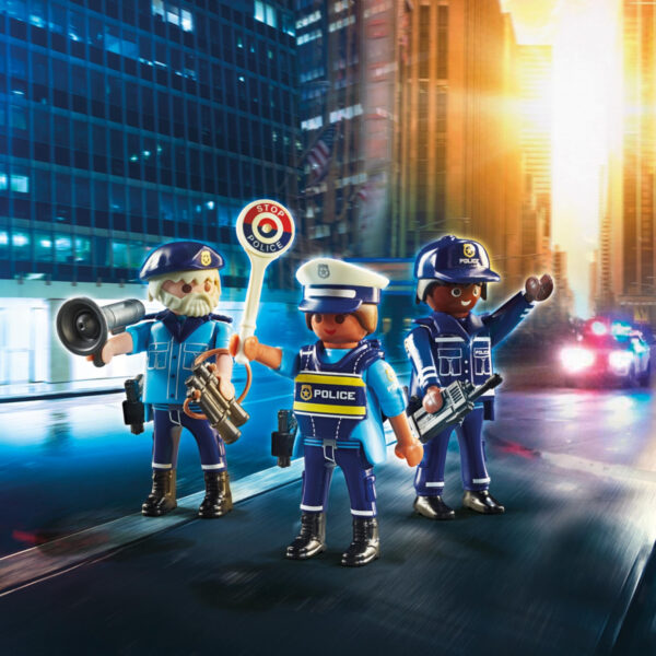 *Playmobil ciudad set figuras policias