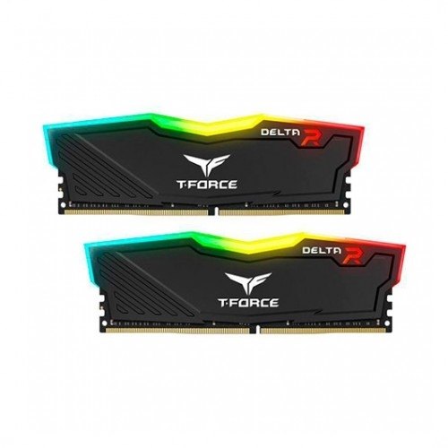 *Memoria ram ddr4 16gb 2x8gb 3600mhz teamgroup delta rgb - negro - cl 18 - 1.35v tf3d416g3600hc18jdc01