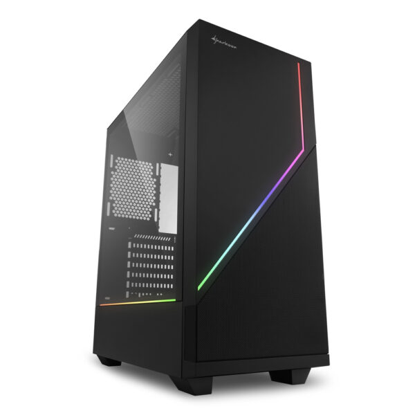*Caja sharkoon rgb flow atx 2xusb3.0 sin fuente