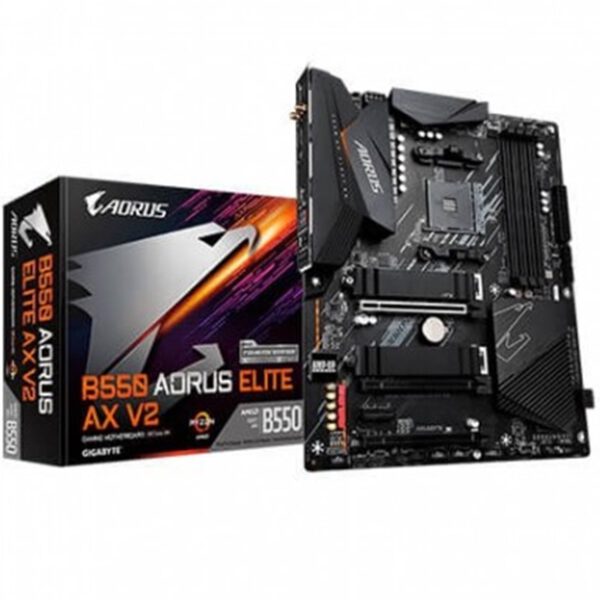 *Placa base gigabyte am4 b550 aorus elite ax v2 atx -  4xddr4 -  4xsata6 -  1xusb - c -  1xusb 3.2 -  2xusb 2.0