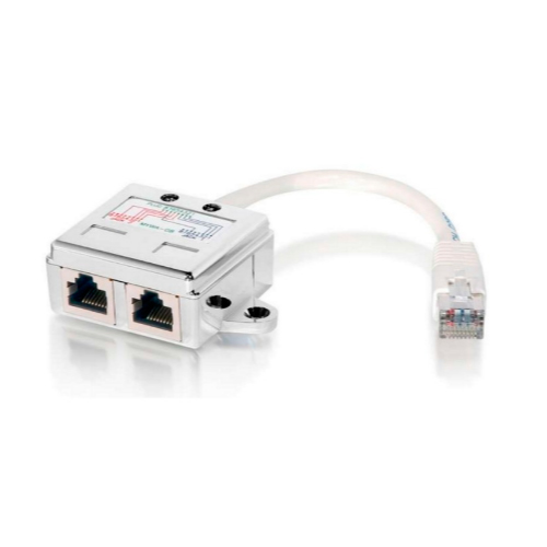 *Adaptador equip rj45 cat5e 1 macho a 2 hembras