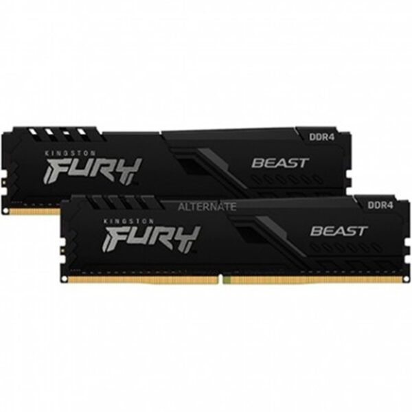 *Memoria ram ddr4 32gb 2x16gb kingston - 3600mhz - pc4 - 28800 - fury beast negro - cl 18 - 1.35v