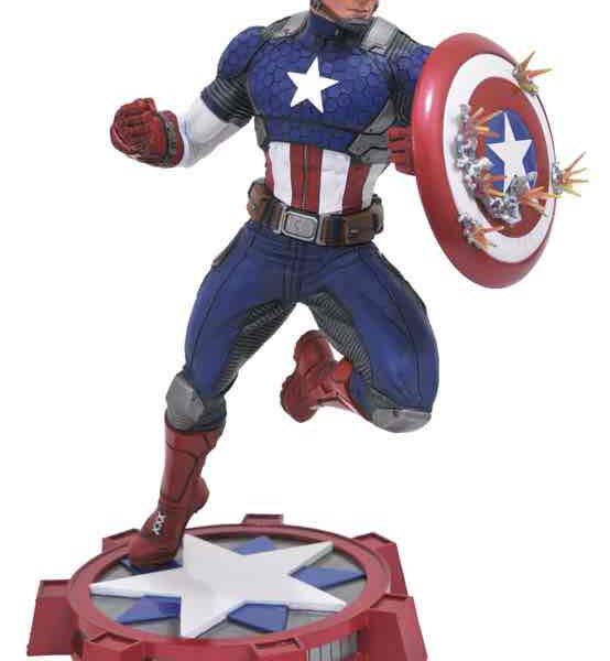 *Figura diamond collection marvel avengers nuevo capitan america 25 cm marvel gallery now select toys