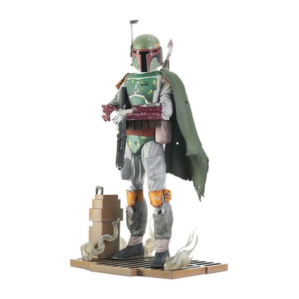 *Figura diamond select toys star wars milestones return of the jedi boba fett escala 1 - 6 edicion limitada