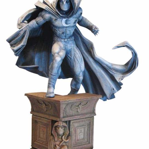 *Figura diamond select toys marvel premier colection moon knight caballero luna estatua