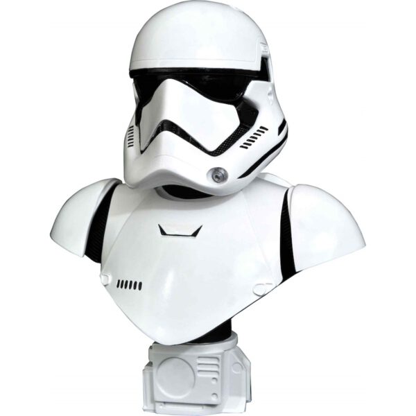 *Figura busto diamond select toys star wars tfa first order trooper legends in 3d escala 1 - 2