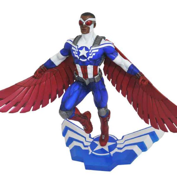 *Figura diamond collection marvel falcon & the winter soldier sam wilson capitan america figura 25 cm marvel gallery