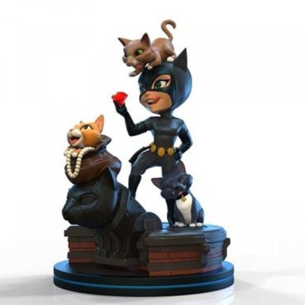 *Figura quantum mechanix dc comics catwoman 13 cm q - fig elite