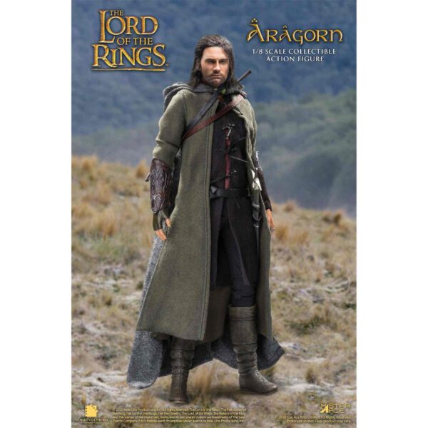 *Figura star ace el señor de los anillos aragorn 2.0 version especial real master serie 22.5 cm