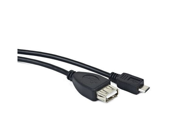 *Cable usb lanberg micro m a usb tipo a f 2.0 otg negro 15cm oem