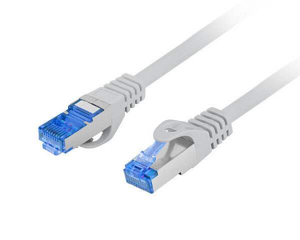 *Cable red lanberg latiguillo cat.6a s - ftp lszh cca 1.5m gris fluke passed