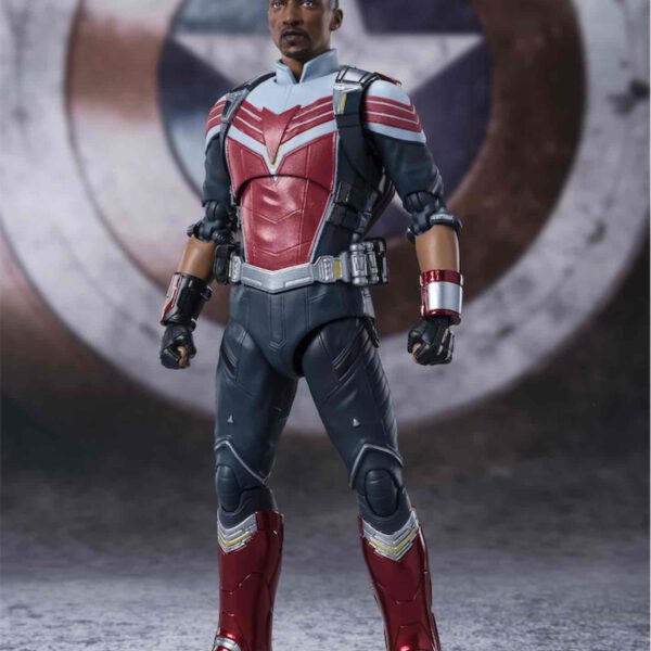 *Figura tamashi nations falcon figura marvel the falcon and the winter soldier s.h. figuarts