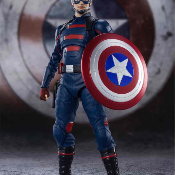 *Figura tamashi nations capitan america john walker marvel the falcon and the winter soldier s.