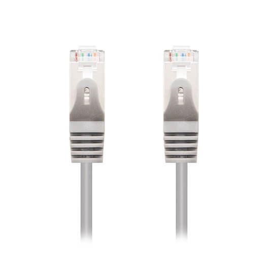 *Latiguillo cable red ftp cat6 rj45 nanocable 20m gris