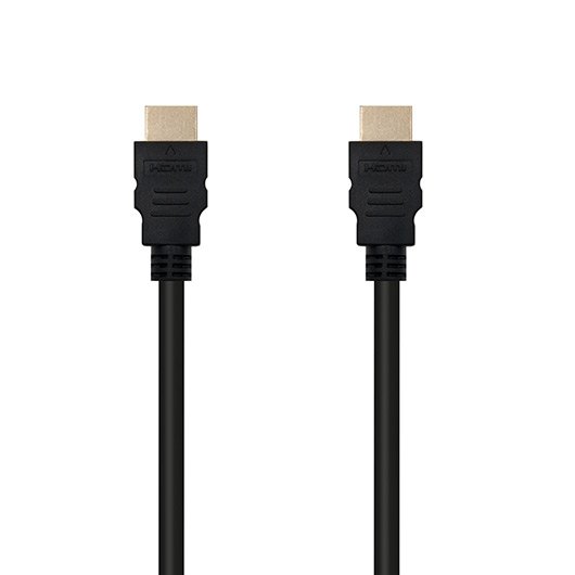 *Cable hdmi(a) a hdmi(a) 4k 2m nanocable negro macho - macho -  60hz -  18gbps -  v2.0