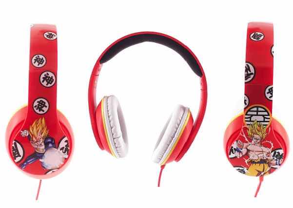 *Auriculares teknofun madcow entertainment dragon ball z goku & vegeta