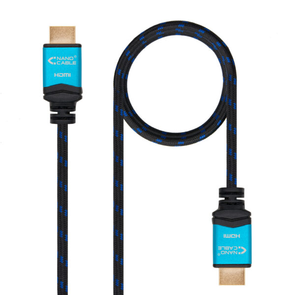 *Cable nanocable hdmi (a) to hdmi (a) 4k 2m trenzado