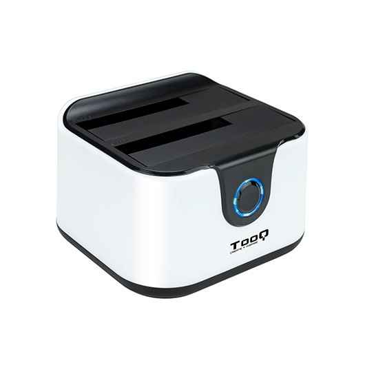 *Docking station tooq hd 2.5 - 3.5 pulgadas sata a usb 3.0 doble bahia -  usb 2.0 host -  4200rpm - 7200rpm