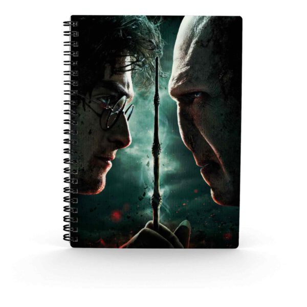 *Libreta efecto 3d sd toys harry potter harry vs voldemort