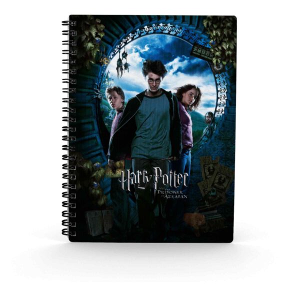 *Libreta efecto 3d sd toys harry potter poster harry potter y el prisionero de azkaban