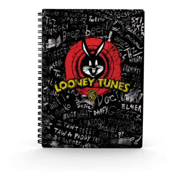 *Libreta efecto 3d sd toys looney tunes cara bugs bunny