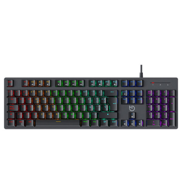 *Teclado hiditec mecanico gaming gk400 argb negro