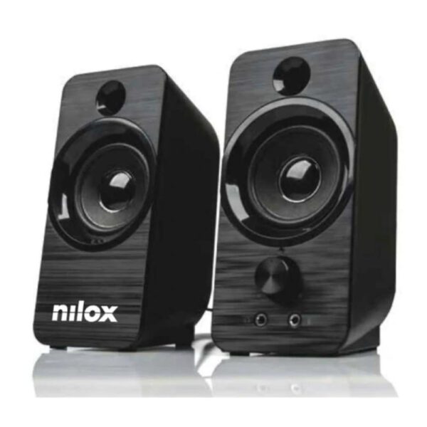 *Altavoces pc nilox 2.0 6w negro
