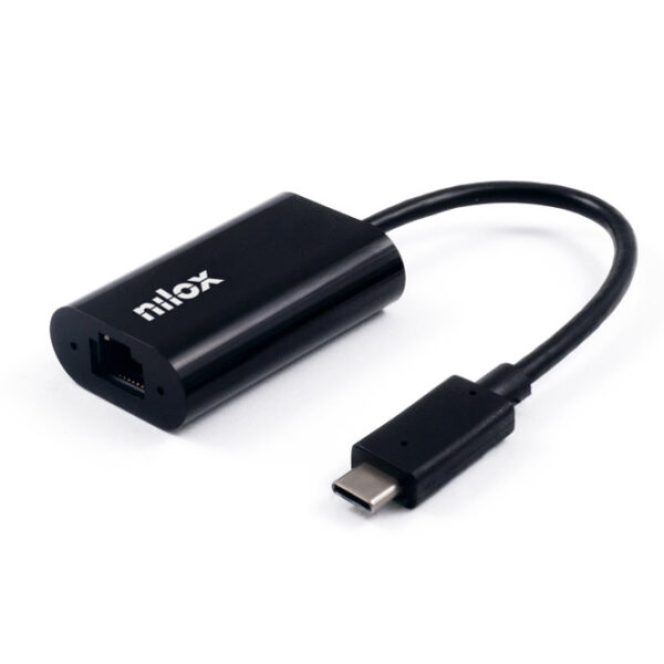 *Cable adaptador nilox usb tipo c a ethernet macho - hembra