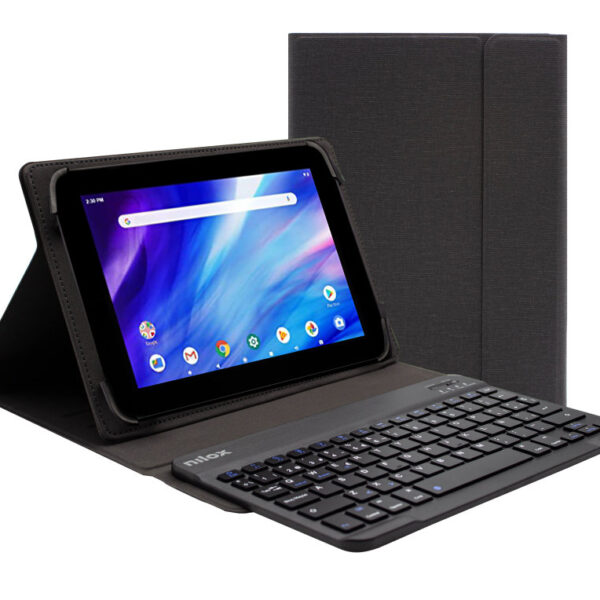 *Funda con teclado nilox para tablet 10.5 pulgadas bluetooth negro