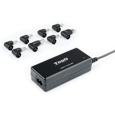 *Cargador portatil universal tooq tqlc - 65bs02at 65w 1 x usb 8c negro
