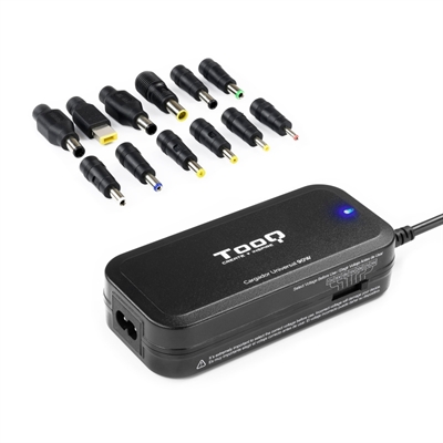 *Cargador portatil universal tooq tqlc - 90bs02m 90w 1 x usb 12c negro