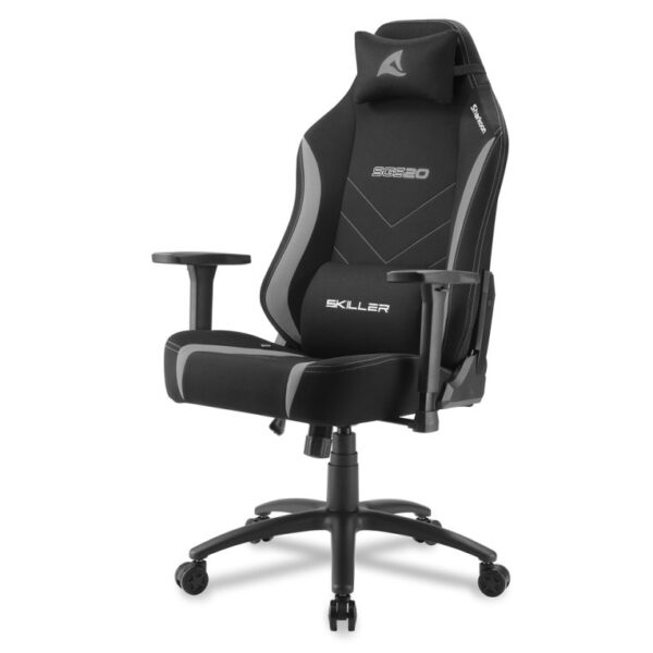 *Silla gaming sharkoon sgs20 fabric negro - gris