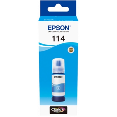 *Botella tinta epson ecotank 114 cyan 70ml