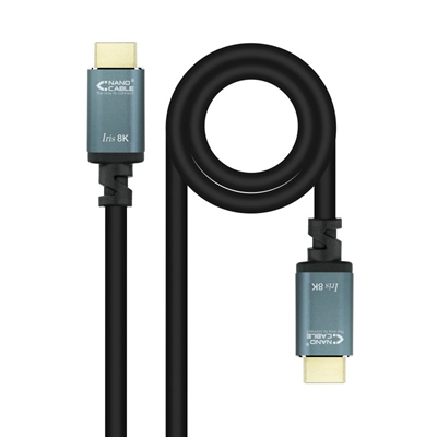 *Cable hdmi 2.1 nanocable 8k 3m - macho - macho